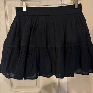 Treasure & Bond Black Mini Skirt